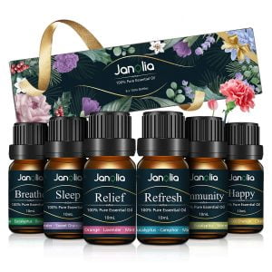 Janolia Æteriske Olier Sæt, Ren Naturlig Aromaterapi Duft Olier
