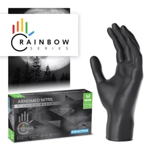 ARNOMED NITRIL MIDNIGHT BLACK – Sorte nitrilhandsker i topkvalitet