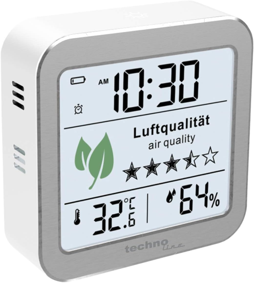 Digital indeklima-måler til hjem og kontor – lille og diskret design